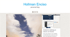 Desktop Screenshot of hollmanenciso.com